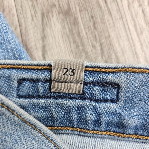 Citizens Of Humanity Women Size 23 Rocket Crop High Rise Skinny Distressed Jeans - Picture 5 of 15